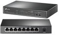 TP-Link TL-SG1008P 8-Port Gigabit Desktop Switch with 4× PoE+, Fanless, Plug & Play