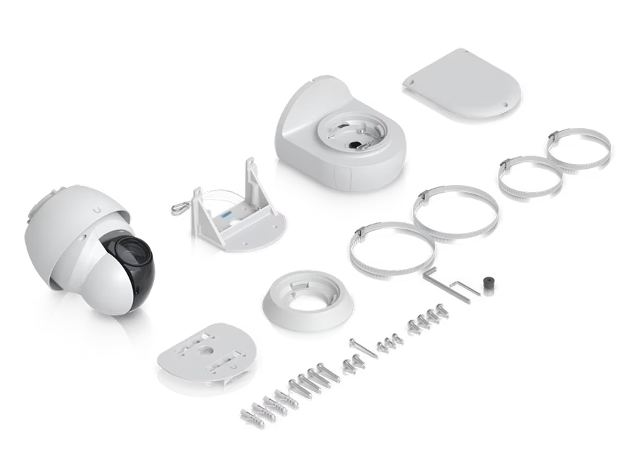 Ubiquiti UVC-AI-PTZ-W 8MP AI PTZ IP Camera, 4K, 22× Zoom, PoE++, IR Night Vision, UniFi Protect