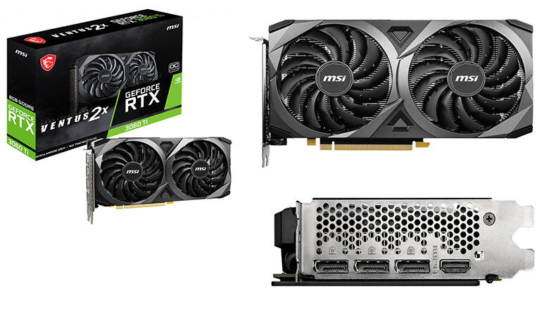 MSI RTX 3070 Ti GAMING X TRIO 8G 8GB GDDR6X, 1830MHz Boost, PCIe 4.0, RGB, 4K Ready