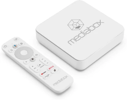 Mediabox Rocket Ultimate Android Streaming Box 4K, Dolby Atmos, Hotspot, Universal Remote SKU: MBX-ROC-01