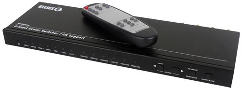 Ellies 6 Input Collaboration Switcher Scaler 4K HDMI Output, Auto/Manual Switching, EDID SKU: BPHDPSW6