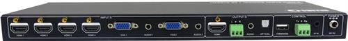 Ellies 6 Input Collaboration Switcher Scaler 4K HDMI Output, Auto/Manual Switching, EDID SKU: BPHDPSW6
