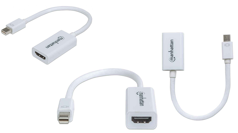 Manhattan Mini DisplayPort to HDMI Adapter 1080p@60Hz, Shielded, Mac Compatible SKU: 151399