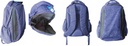 Macaroni Scolaro Student Backpack Blue/Grey, Triple Compartments, Waterproof, Padded Straps SKU: ETB8996BL