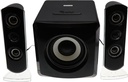 AudioMate 2.1 Stereo Speaker System 30W RMS, Subwoofer Satellites, USB/SD/AUX, Blue LED SKU: SP3000U