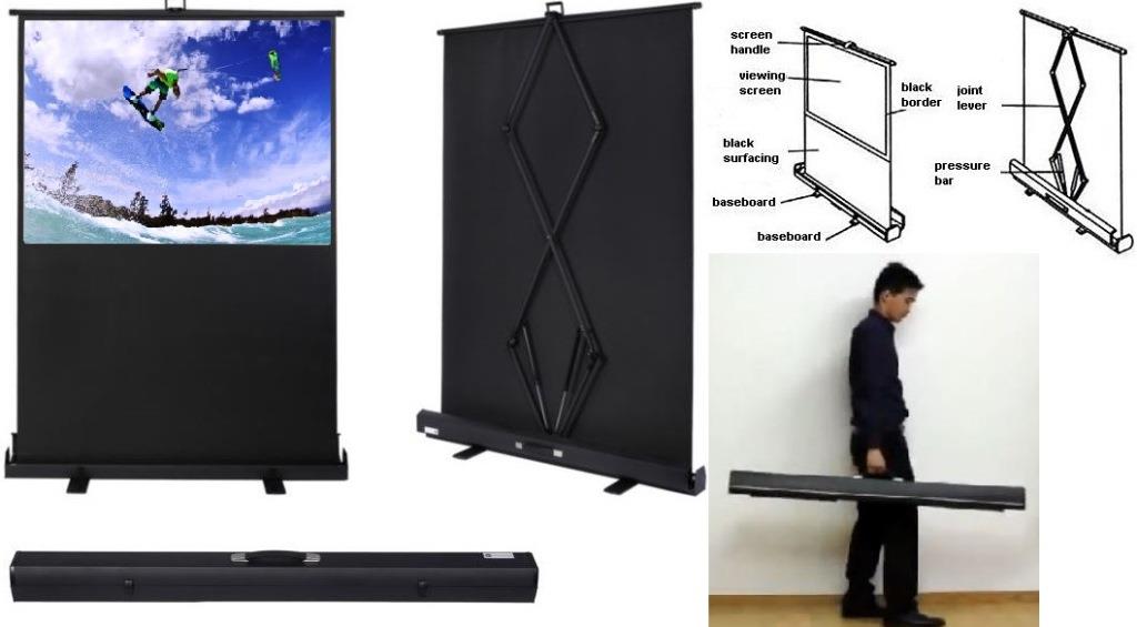 Esquire Manual Projector Screen 300×300 cm, 1:1 Format, Wall/Ceiling Mount SKU: CMS300 (copy)