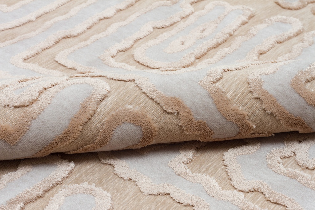 Silkhouse Rug Affection Chinchilla Abstract Low Pile Indoor Rug