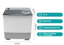 Hisense 16kg Twin-Tub Washer 1250rpm 138L WSDE163 Energy-Efficient