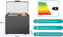 Hisense 245L Chest Freezer – Metallic Silver, A Energy, Fast Freeze