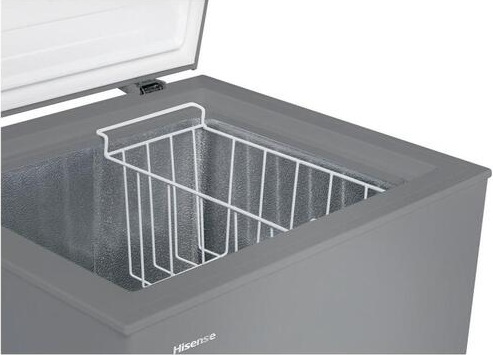 Hisense 245L Chest Freezer – Metallic Silver, A Energy, Fast Freeze
