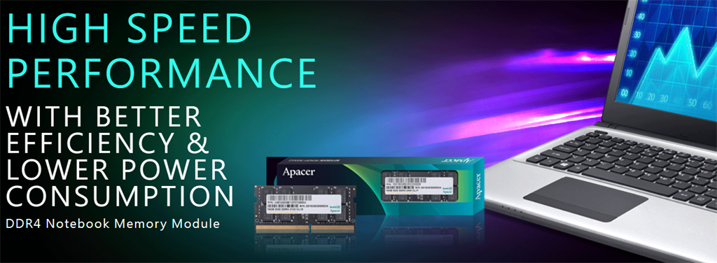 Apacer 16GB DDR4 3200MHz SO-DIMM | Laptop RAM CL22 1.2V