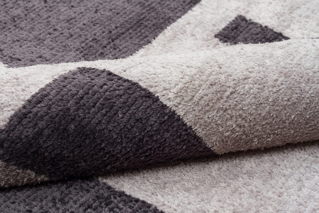 Silkhouse Rug Affection Chinchilla Abstract Low Pile Indoor Rug