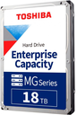 Toshiba Enterprise 20TB 3.5" SATA Hard Disk Drive 7200RPM, FC-MAMR, Helium Sealed, 24/7 Operation SKU: HDEB00SGEA51F