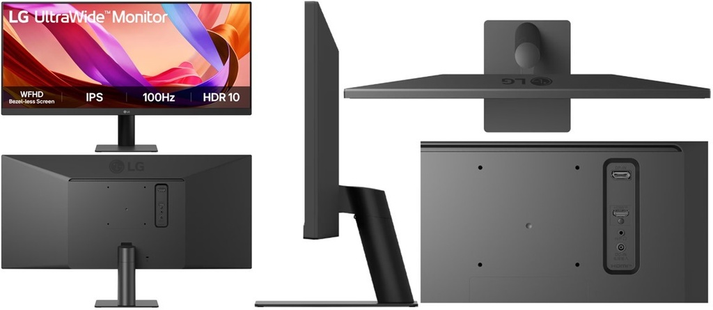 LG 29" UltraWide IPS Monitor | 100Hz, HDR10, sRGB 99%, HDMI & DisplayPort - 29U511A-B