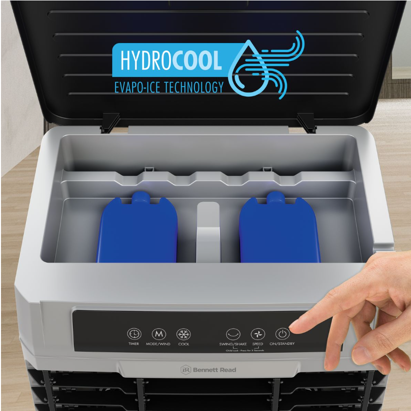 Bennett Read 29L Air Cooler | 4-in-1, 150W, 56-Hour Cooling, Remote Control | HFN702