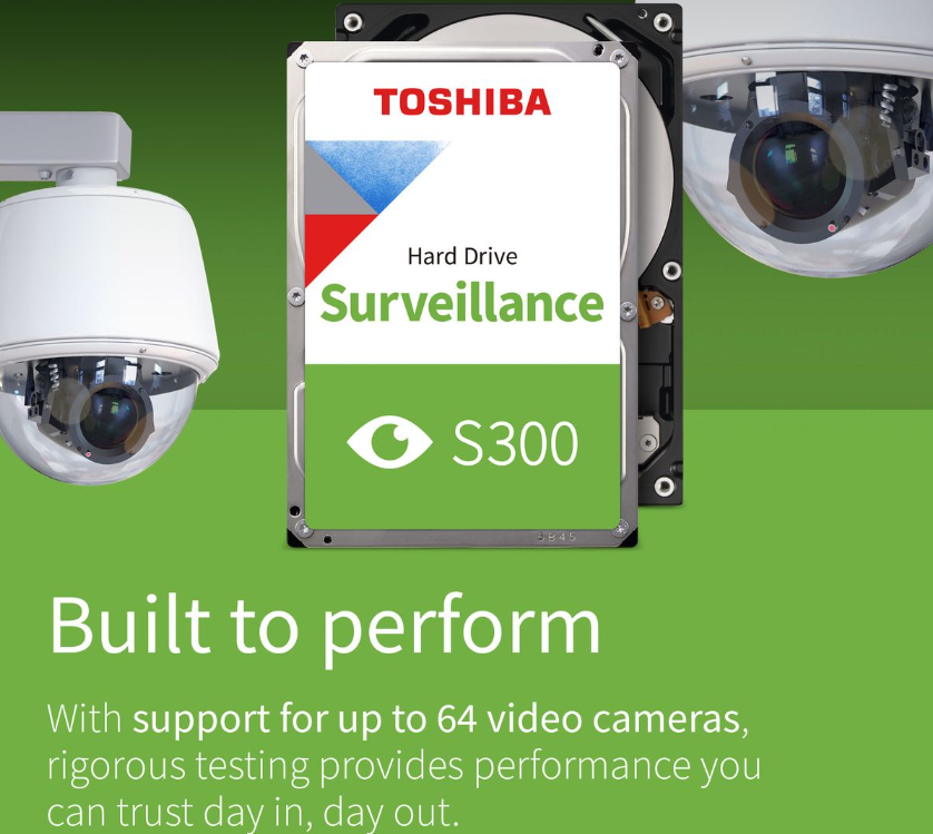 Toshiba S300 4TB 3.5" SATA Surveillance HDD (copy)