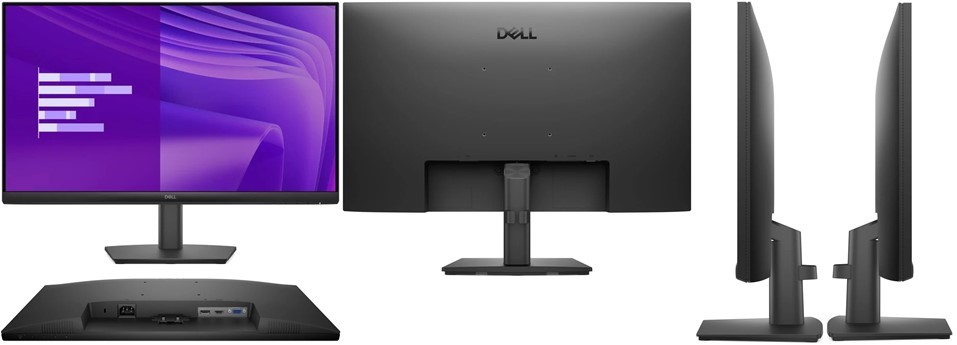 Dell 24" IPS Monitor | E2425HM, Full HD, 100Hz, 5ms, HDMI/DP/VGA, VESA, 3-Year Warranty