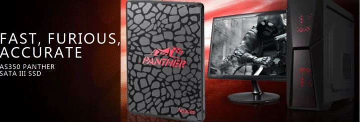 Apacer 512GB SSD | AS350 Panther, 2.5", SATA III, 560MB/s, 3D TLC, 2-Year Warranty