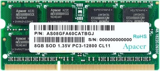 Apacer 32GB DDR5 SO-DIMM 5600MHz Laptop RAM (copy)