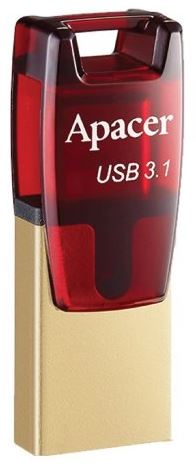 Apacer 512GB USB Flash Drive | AH355, USB 3.2 Gen 1, Plug & Play, Black, 5-Year Warranty