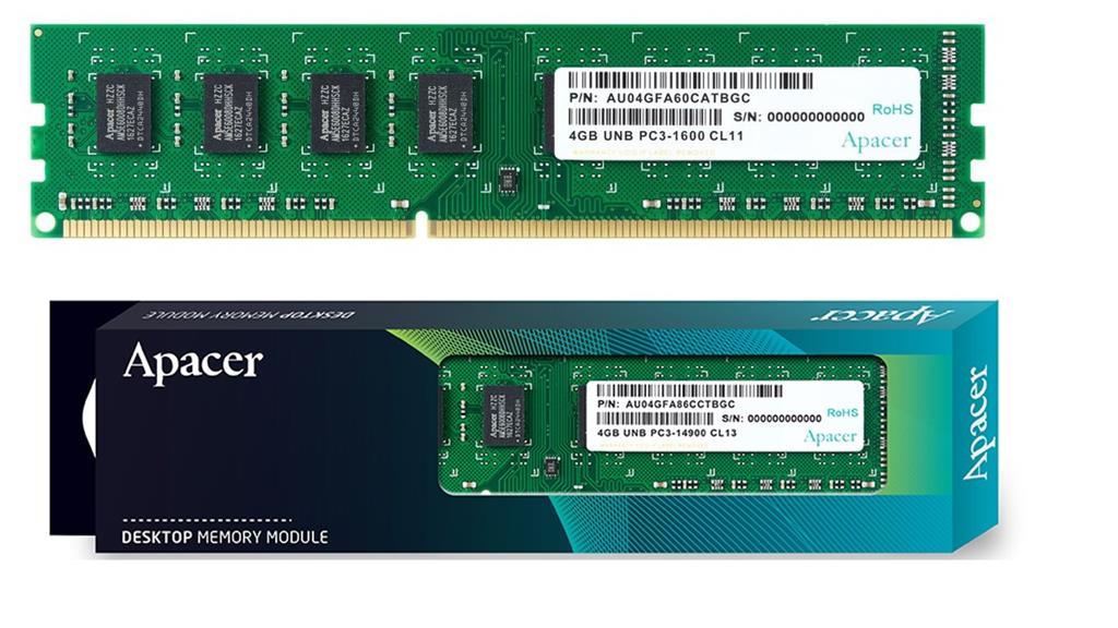 Apacer 8GB DDR3 RAM | DL.08G2K.KAM, 1600MHz, CL11, 240-Pin DIMM, 3-Year Warranty (copy)