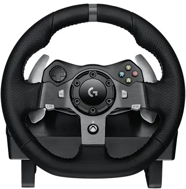 Logitech G920 Driving Force Racing Wheel Dual Motor Force Feedback, Pedals, Leather Grip SKU: 941-000123