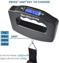Casey Luggage Scale | 50kg Max, LCD Display, Auto Off, Data Lock, Travel-Friendly, 6-Month Warranty