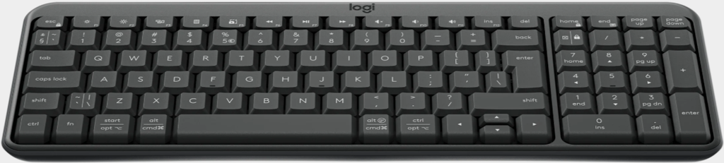 Logitech K250 Bluetooth Wireless Keyboard - Compact, Graphite