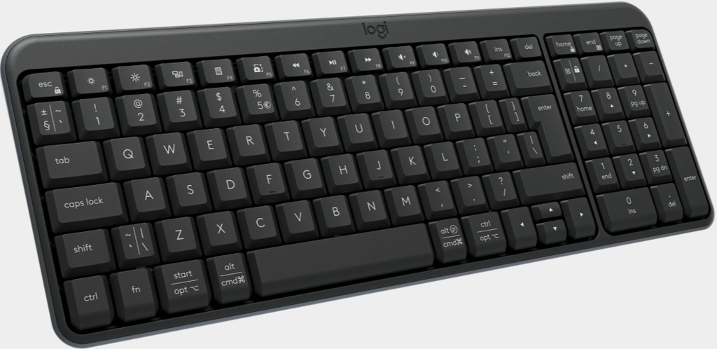 Logitech K250 Bluetooth Wireless Keyboard - Compact, Graphite
