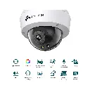 TP-Link VIGI C240 4 MP Full-Color Dome Camera – 24 h Color, AI Detect, IK10, IP67, PoE