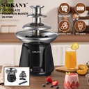 Sokany CSY-SK07069 60 W Chocolate Fountain 3-Tier, SS, Non-Stick, 0.4 kg, Home/Party