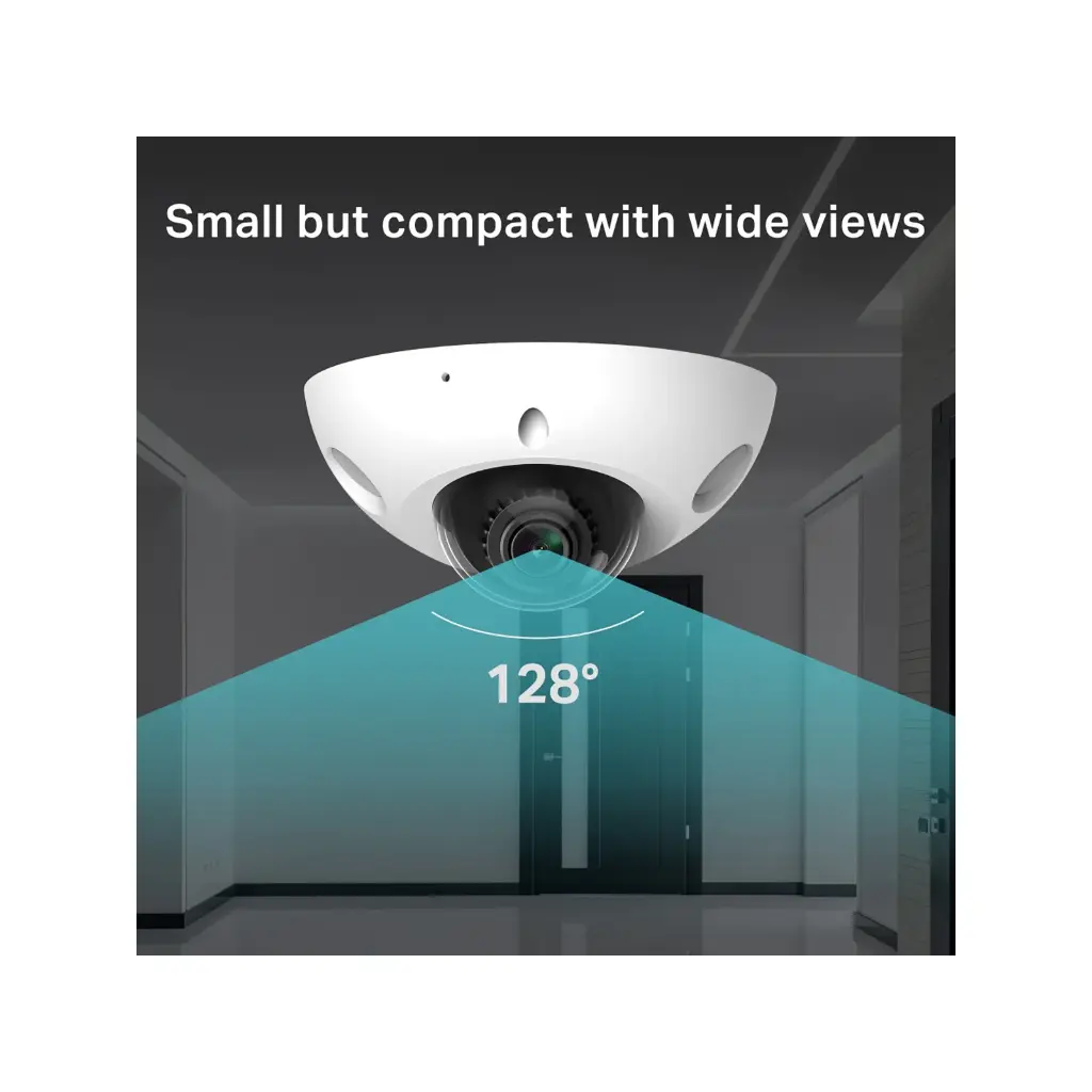 TP-Link VIGI C230I Mini 3 MP Dome 2.8 mm, IK08, Smart Encoding, IP67, PoE