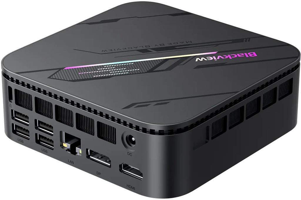 Blackview MP100 Mini PC i5-12450H, 16 GB DDR4, 1 TB PCIe 4, Wi-Fi 6, 4K@144 Hz, Win-11 Pro