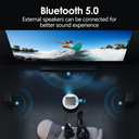 HTPNEO H80 4K Smart Projector 400 ANSI, 1080p Native, Auto Focus, Whale OS, 20000 h