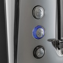 Russell Hobbs Luna Grey 2-Slice Toaster 1550 W, Lift-&-Look, Extra-Wide Slots, Bun Rack, 1 yr