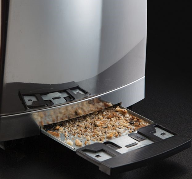 Russell Hobbs Luna Grey 2-Slice Toaster 1550 W, Lift-&-Look, Extra-Wide Slots, Bun Rack, 1 yr