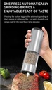 Feelive FSSSPG USB Salt & Pepper Grinders 95 ml, LED, Adjustable, SS Stand, 6 m WR