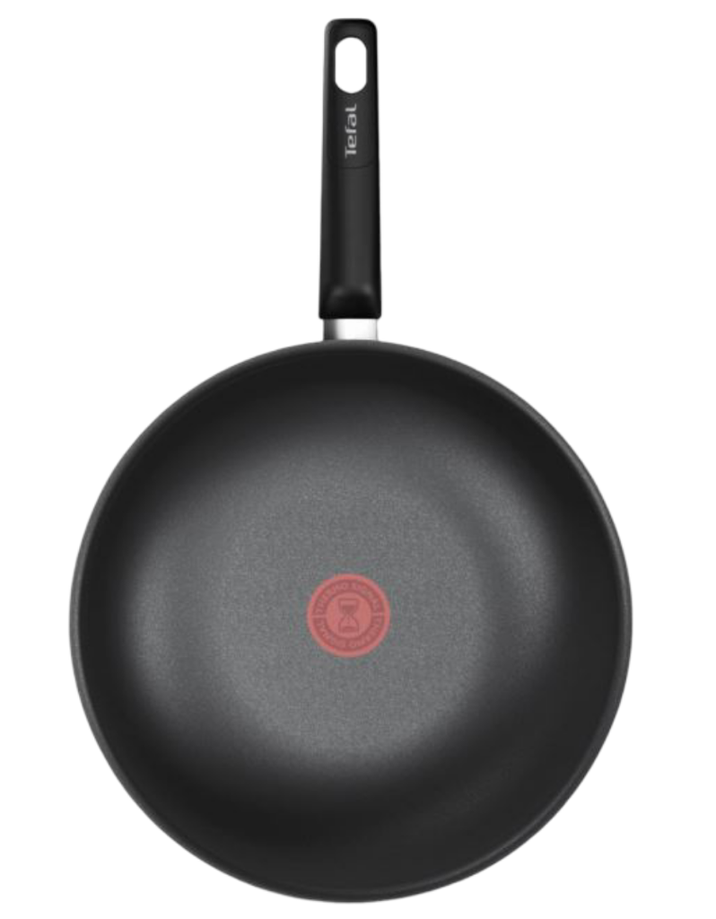 Tefal 28cm Non-Stick Wok Pan - Aluminum, Gas & Electric Compatible