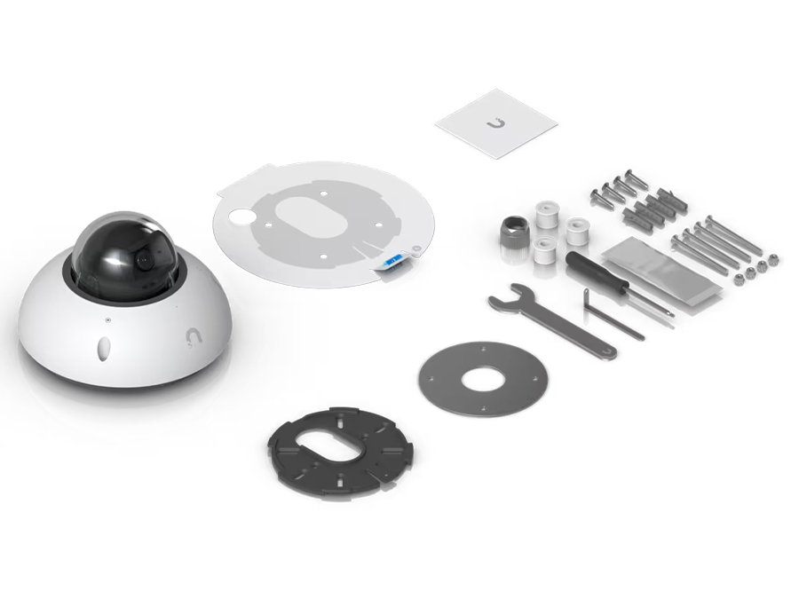 Ubiquiti UVC‑G6‑Dome‑W 4K 8MP AI IR30m IP66 IK10 PoE