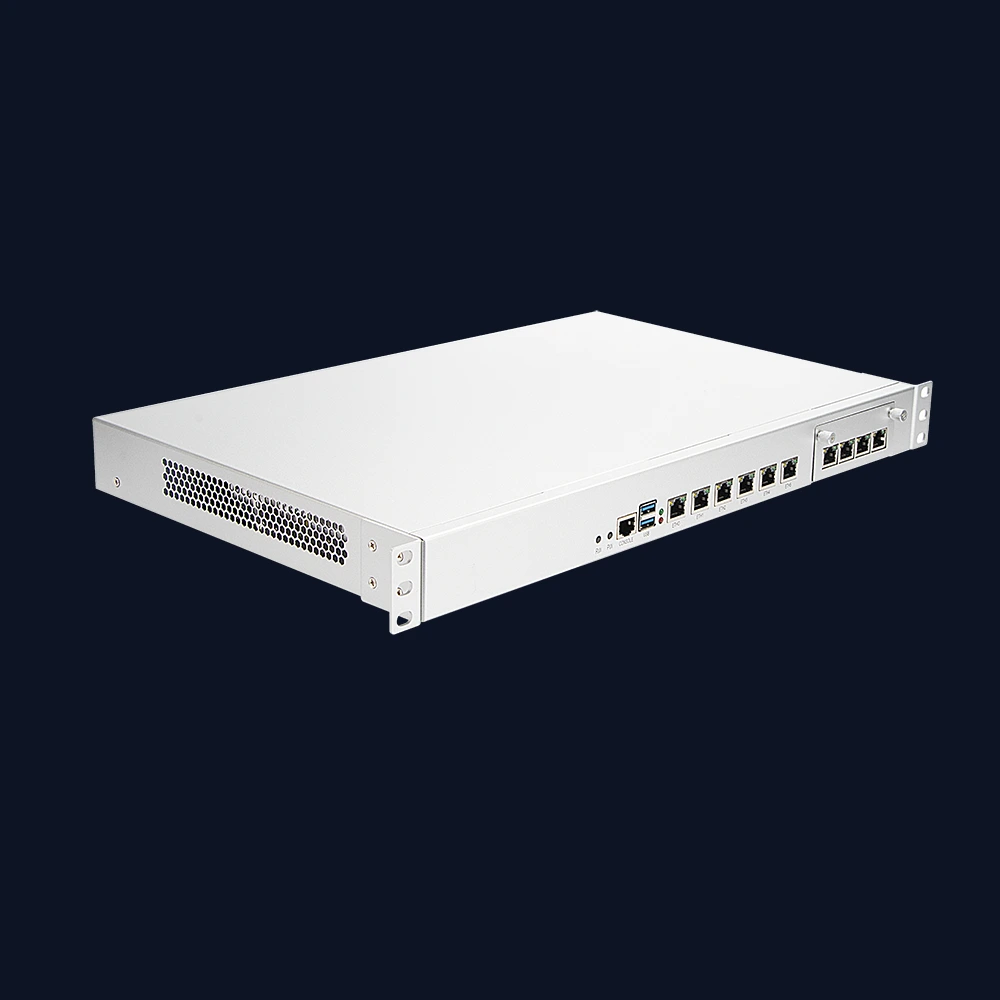 1U Rack PC Z87 I5 10×2.5GbE Firewall Router SOPHOS Ready