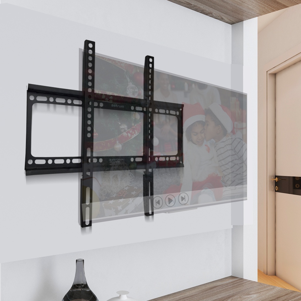 WB550 Wall Mount 32‑55″ Black Tilt VESA 400