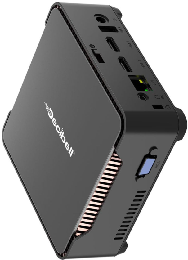 Decibell GK3 Mini PC N100 8GB 256GB 4K 24m
