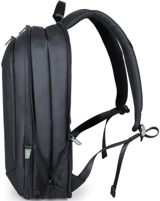 Port Eco Chicago Evo 16″ Expandable r‑PET Backpack Black