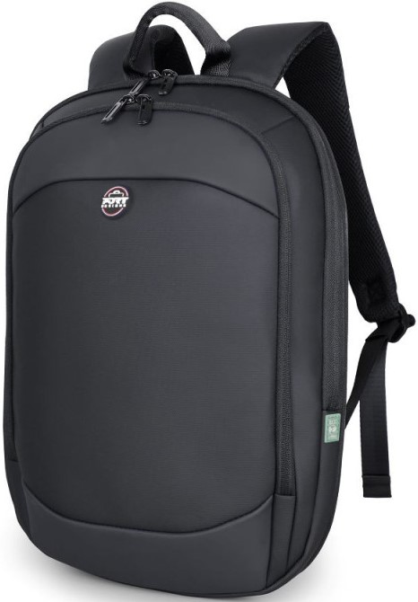 Port Eco Chicago Evo 16″ Expandable r‑PET Backpack Black