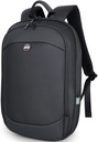 Port Eco Chicago Evo 16″ Expandable r‑PET Backpack Black