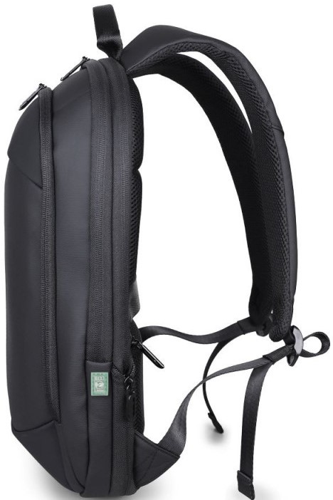 Port Eco Chicago Evo 16″ Expandable r‑PET Backpack Black