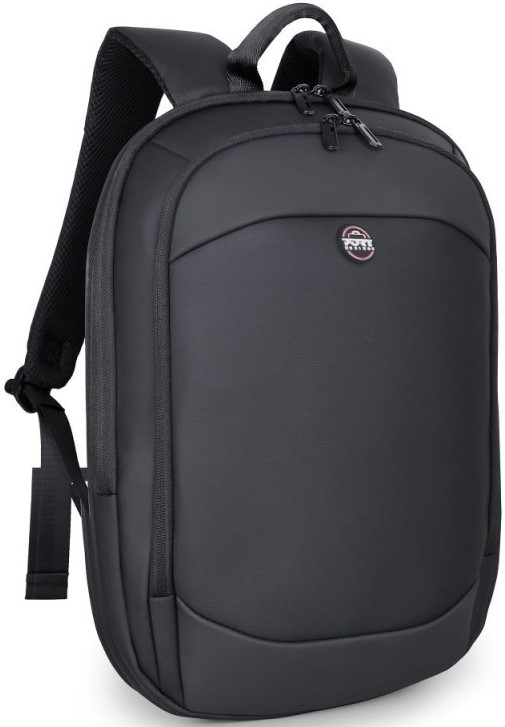 Port Eco Chicago Evo 16″ Expandable r‑PET Backpack Black