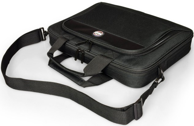 Port Hanoi II 17.3″ Laptop Bag Black 24m
