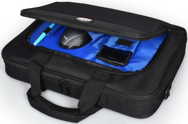 Port Hanoi II 17.3″ Laptop Bag Black 24m