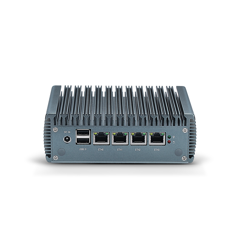 Fanless Firewall Mini PC J4125 • 4×2.5GbE • 4K • 24‑Month